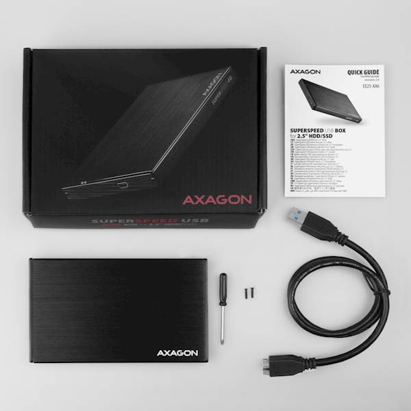 Obudowa zewnętrzna SSD/HDD Axagon EE25-XA6