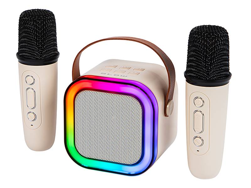 Głośnik Bluetooth KARAOKE RGB 2 x mikrofon