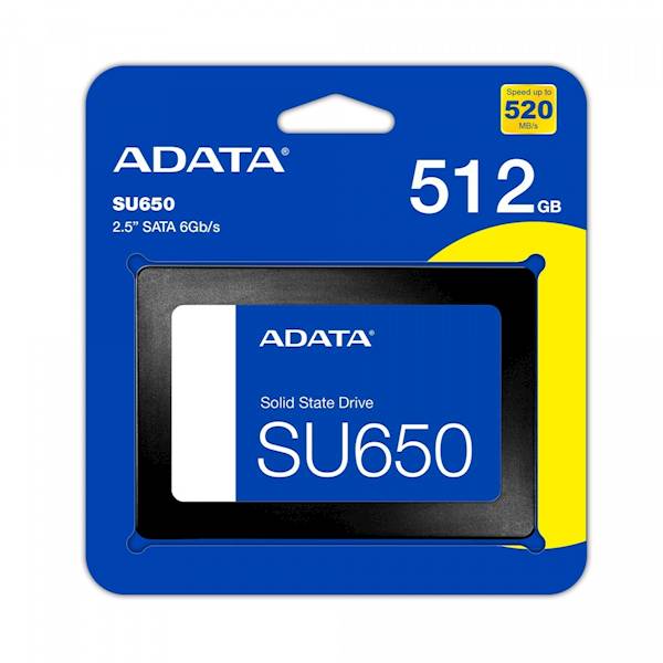 Dysk SSD Adata Ultimate SU650 512GB 2,5" SATA