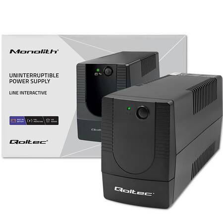 Qoltec Zasilacz awaryjny UPS Monolith 850VA 480W