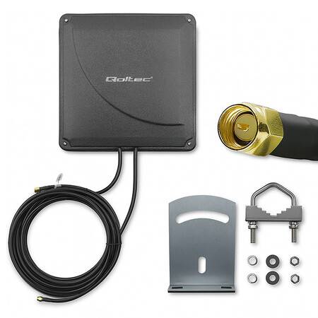 Qoltec Antena 4G LTE MIMO 35dBi 2x 3m SMA