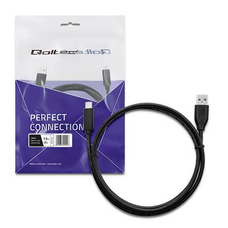 Kabel do ładowania Qoltec USB C -> USB 3.0 | 1.5m