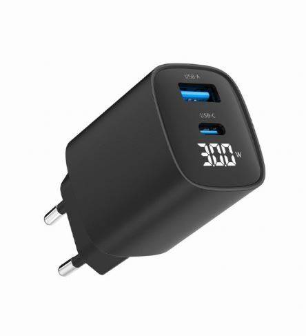 Ładowarka sieciowa Gembird USB A + C 30W QC 3.0