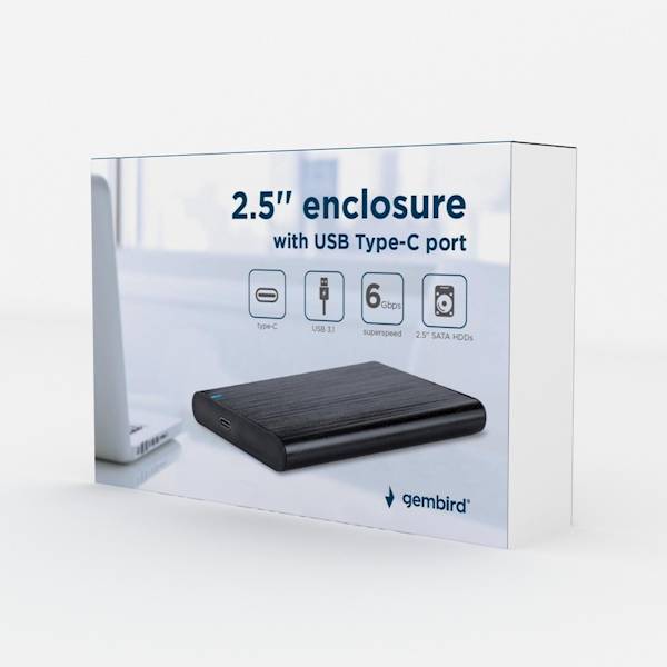 Obudowa na HDD 3.1 Gembird 2.5" | USB C