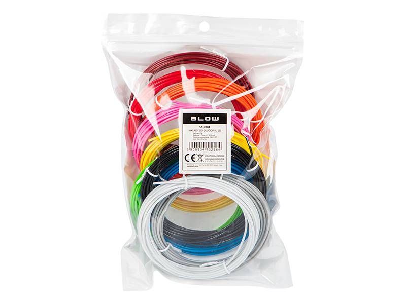 Długopis 3D - wkłady filament 10x5m multikolor