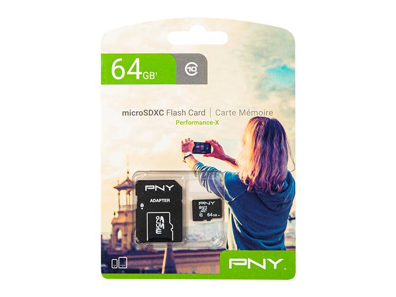 Karta microSDHC 64GB PNY Performance Plus