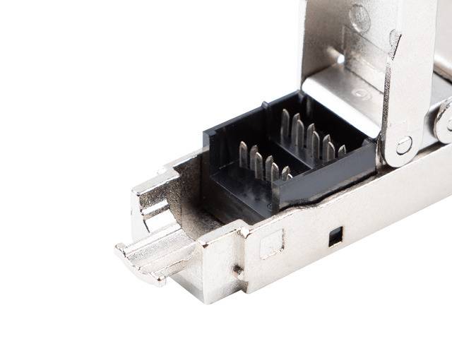 Łącznik RJ45 FTP | kat. 6A | beznarzędziowy