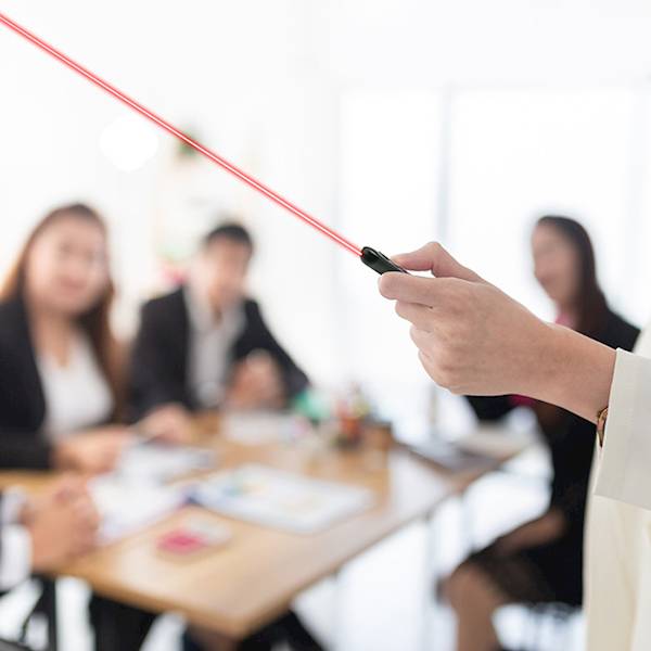 Qoltec Laserowy wskaźnik | Prezenter 4in1 | USB3.0