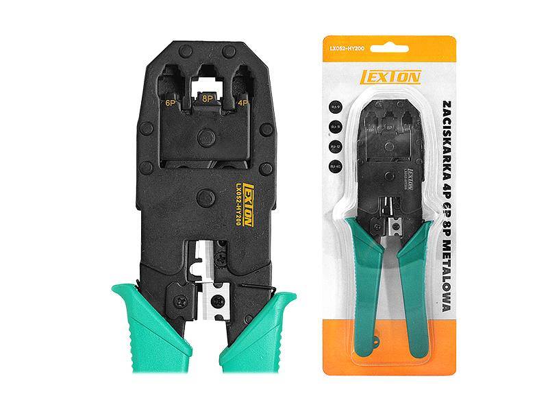 Zaciskarka telef.4,6,8p HY-200