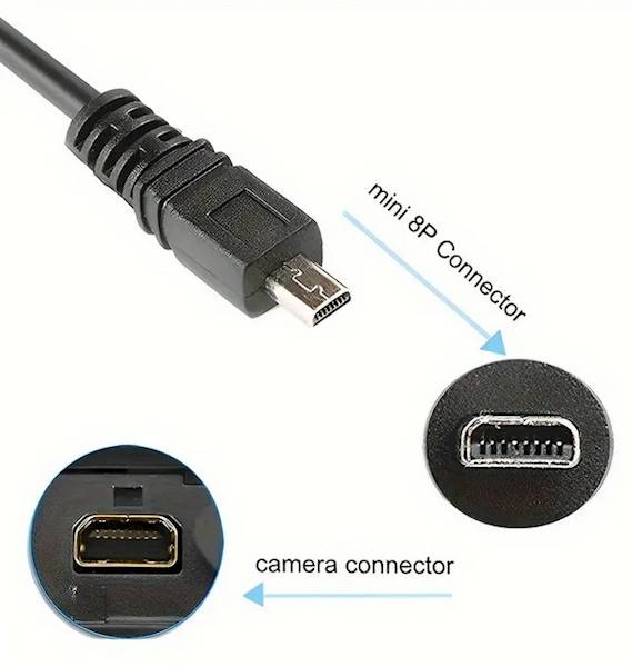 Kabel USB Foto 1,5m/1,8m do Fuji, Sanyo  # 5907