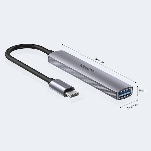 Unitek Hub USB-C 1xUSB 3.0 | 3xUSB 2.0 H1208B
