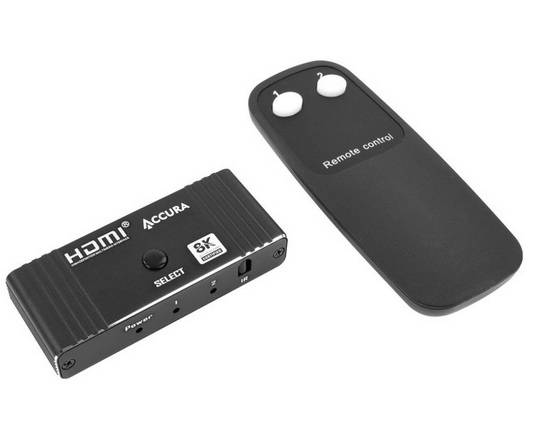 Accura switch/splitter z pilotem HDMI 8K60Hz