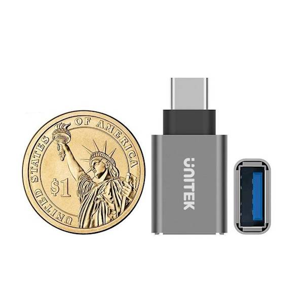UNITEK Y-A025CGY Unitek Adapter USB-C - USB-A 3.0 