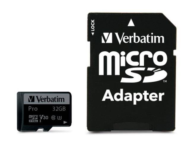 Karta pamięci MicroSDHC Verbatim 32GB Class 10 V30