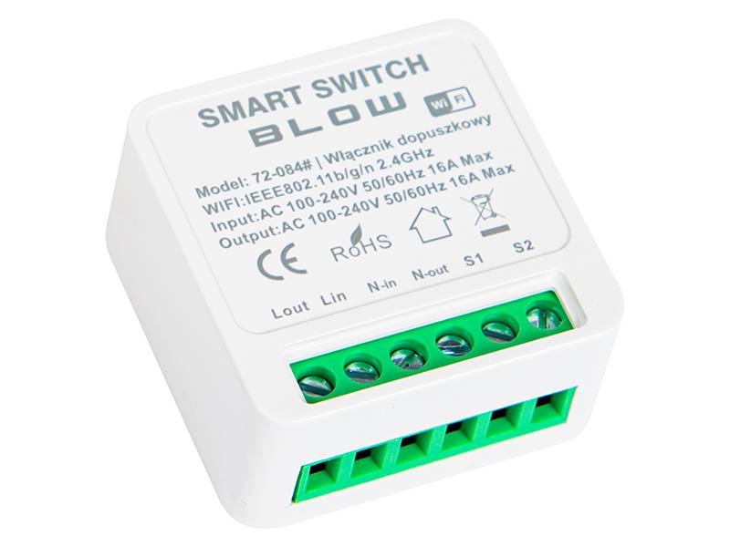 Inteligentny włącznik dopuszkowy sterowany WiFi