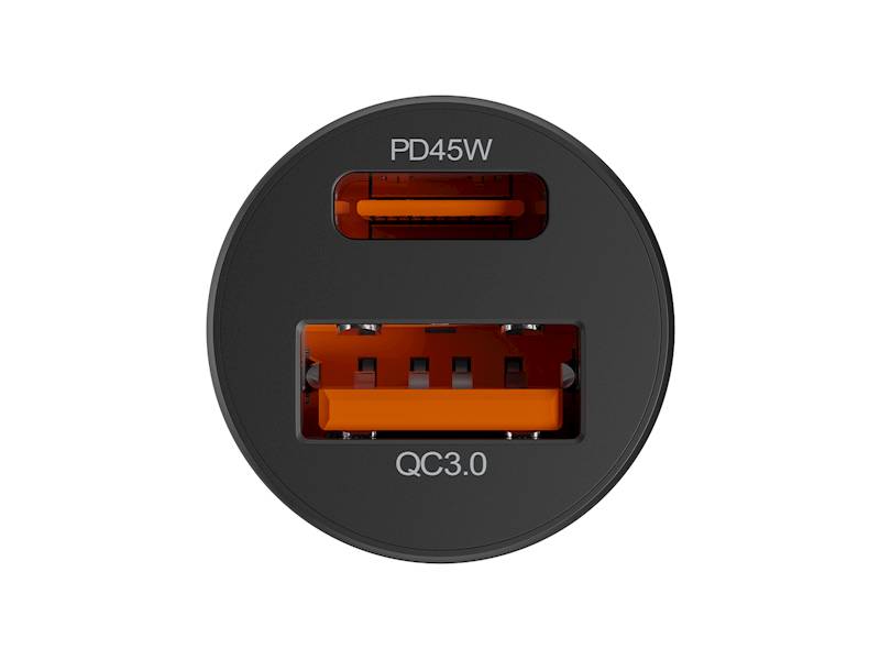 Ładowarka samochodowa 2x USB-A+USB-C 45W G50B