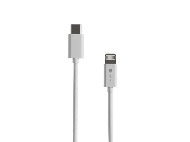 Natec Kabel Lightning (M)->USB-C(M) 1m MFI Prati 