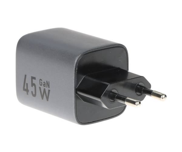 Ładowarka sieciowa USB-C 45W PD + USB QC 3.0