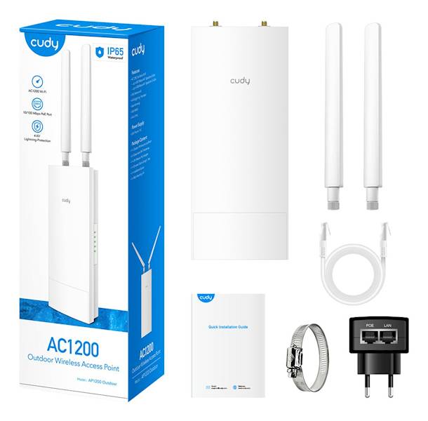 Acces Point AP1200 OUTDOOR Wi-Fi 5 CUDY 