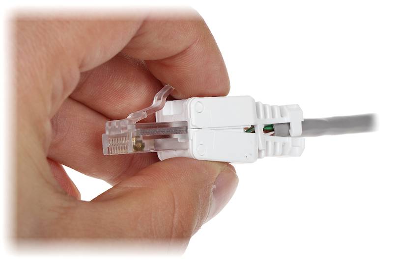 Wtyk modularny beznarzędziowy kat. 6