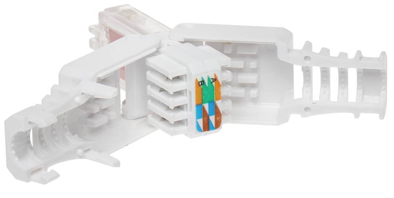 Wtyk modularny beznarzędziowy kat. 6