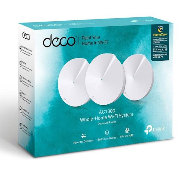 TP-Link DECO M5 Mesh AC1300 2xGigabit (3-pack)