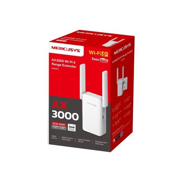 RRepeater WiFi Mercusys ME80X | AX3000 | RJ45
