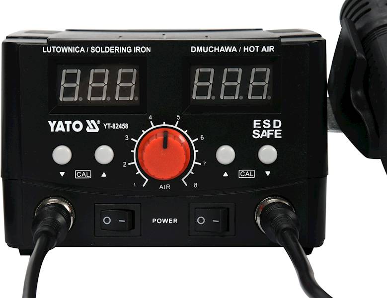 Stacja Lutownicza YATO HOT AIR 2W1 YT-82458 