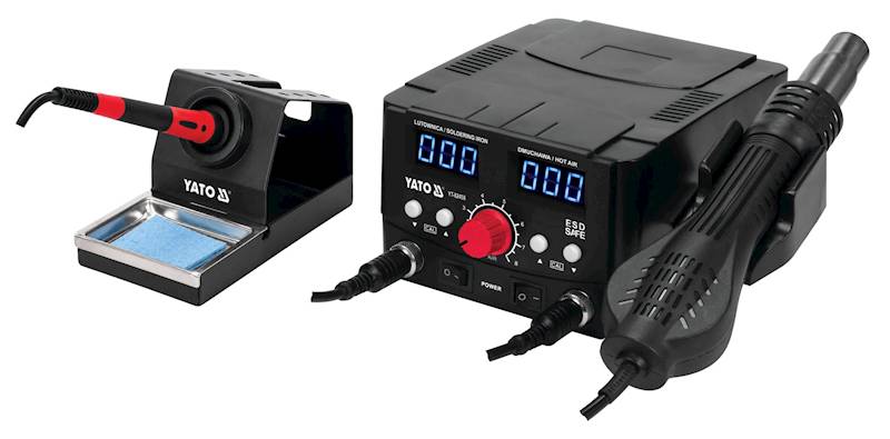 Stacja Lutownicza YATO HOT AIR 2W1 YT-82458 