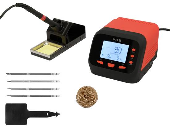 Stacja Lutownicza YATO T12 75W LCD YT-82462