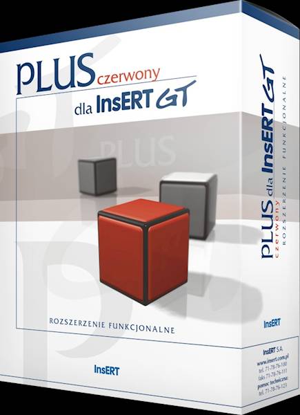 Czerwony PLUS dla InsERT GT 