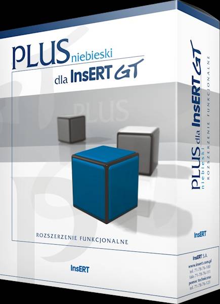 Niebieski Plus dla Insert GT