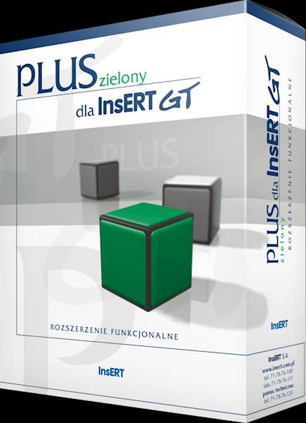 Zielony PLUS dla Insert GT