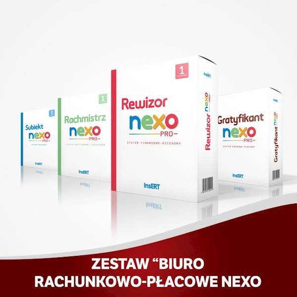 Zestaw Biuro rachunkowo-płacowe nexo PRO