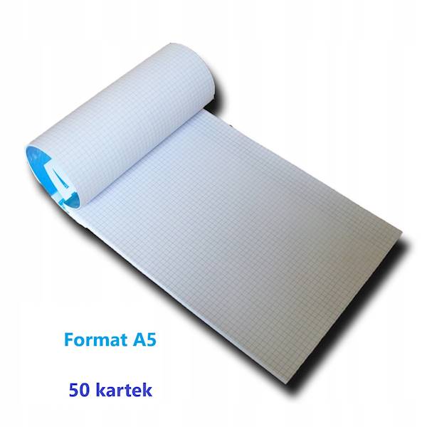 blok listowy A5 - 50 kartek