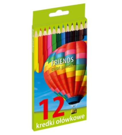 kredki ołówkowe 12 kol. UNIONL