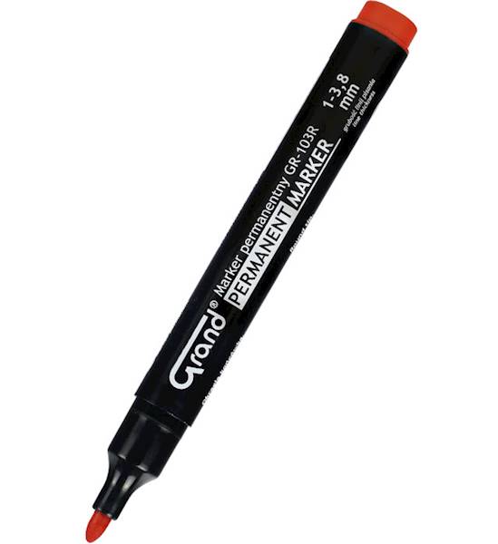 marker Grand GR-103R czerwony okr. końcówka