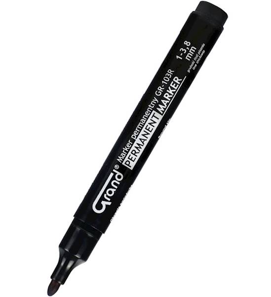 marker Grand GR-103R czarny okr. końcówka