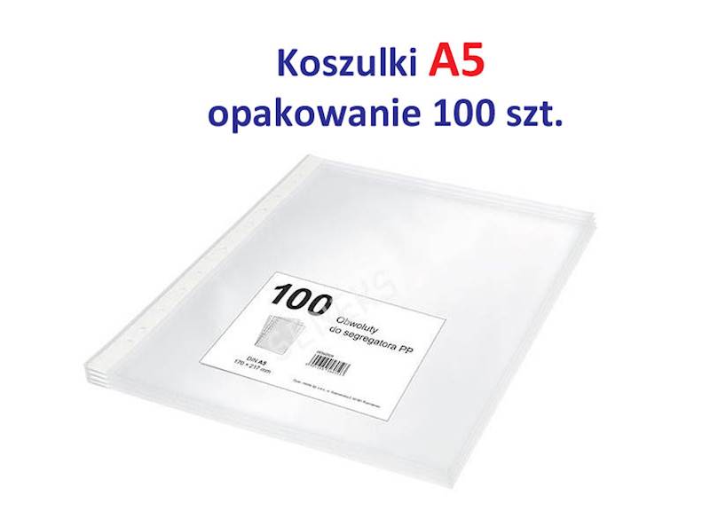koszulka A5 groszkowa - 100 szt. paczka