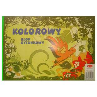 blok rysunkowy A4 kolor