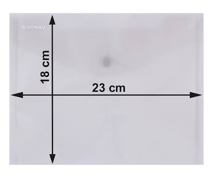 teczka kopertowa C5 zatrzask Donau 23,7x18,6 cm