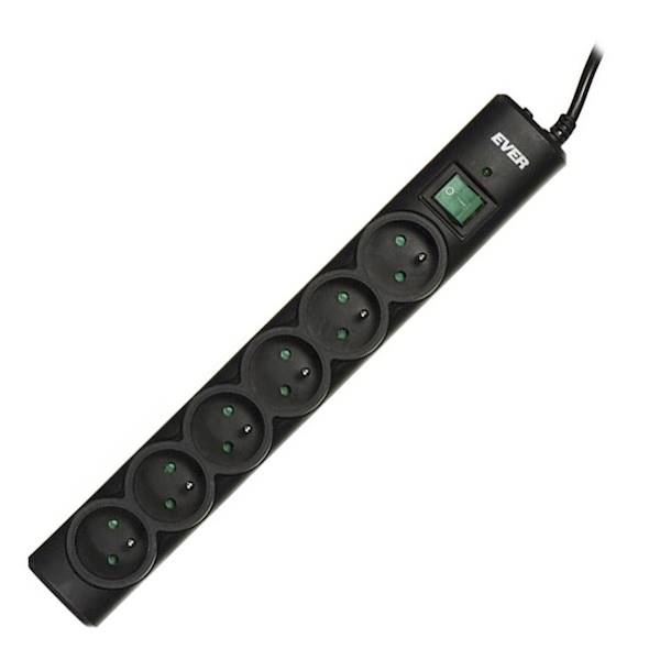 listwa zasilająca EVER OPTIMA 6 gniazd / 1,5 m