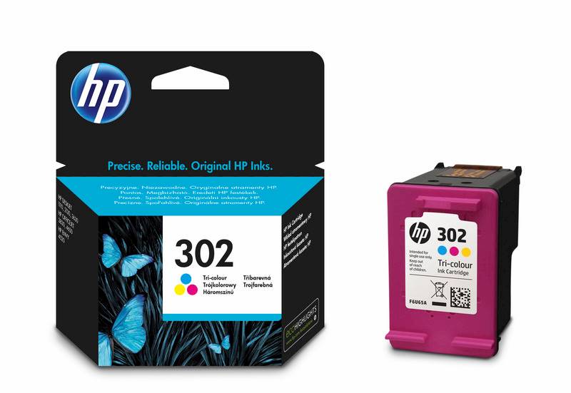cartridge HP 302 kolor F6U65AE 