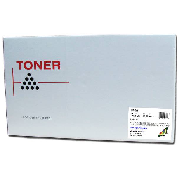 toner zam. H12A HP Q2612a HP1010
