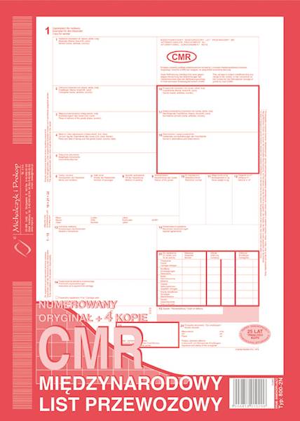 druk CMR A4 5 odc.