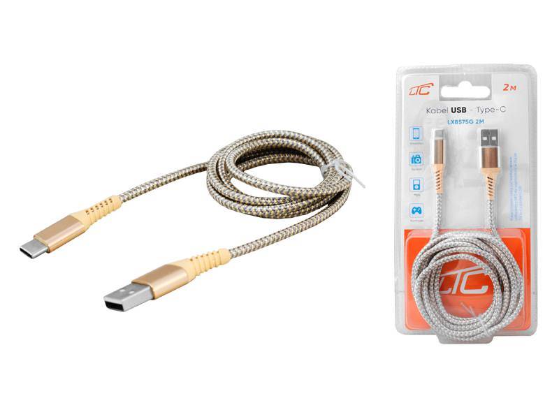 Kabel USB 2.0 - USB Type-C 2m