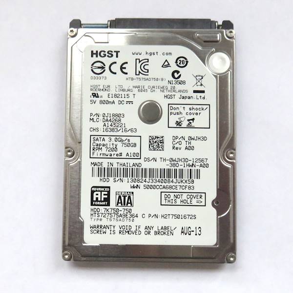 p.l. dysk 2.5" 1000 GB SATA używany