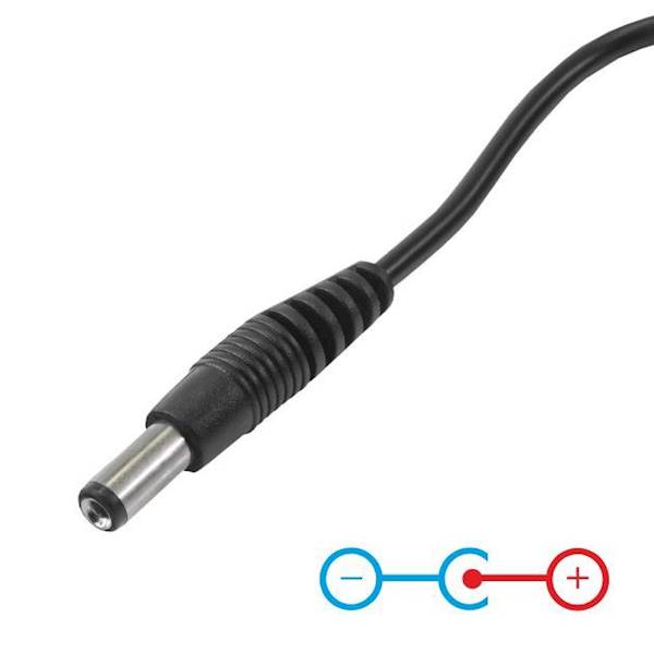 kabel zasilający USB -> wtyk 5.5x2.1