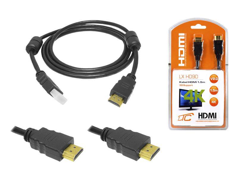 kabel HDMI/HDMI M/M  1,5m 4K v2.0