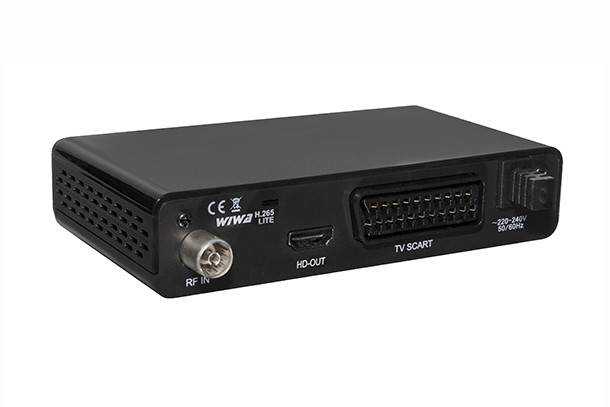 TV Tuner H.265 Wiwa DVB-T/DVB-T2 HD